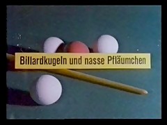vintage 70s german - Billardkugeln und nasse Pflaeumchen