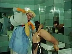 Desiree cousteau restroom enema classic